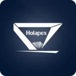 holapex hologram video creator android application logo